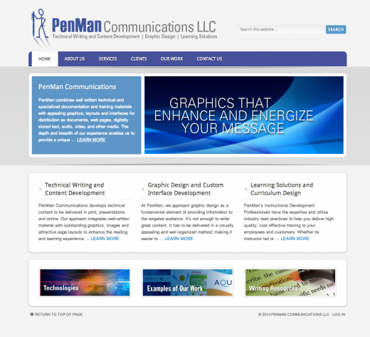 image of the penman pronto website