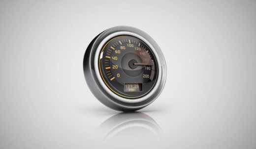 image of our speed test dial